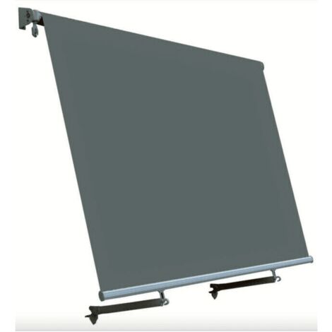 TENDA DA SOLE A CADUTA PER BALCONE SENZA CASSONE 4x3MT GRIGIO CON MANTOVANA 3913G