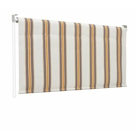 Tenda da sole a caduta, rullo avvolgibile con catenella L 200 H250cm Fredi righe beige
