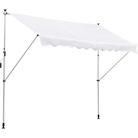 Tenda da Sole Avvolgibile 300x150cm  Casper Bianco