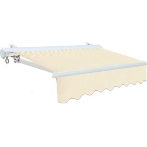 TENDA DA SOLE CASSONATA per Balconi con BRACCI Colore ECRU 300x250 cm