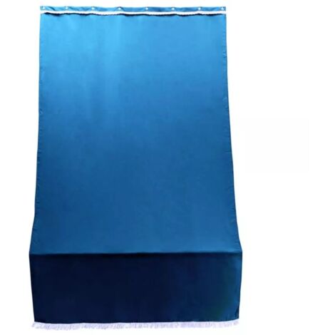 tenda da sole con anelli per porta essenza blu h 300x140 cm