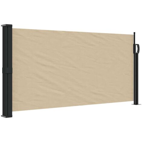 Tenda da Sole Laterale Retrattile Beige 100x500 cm vidaXL