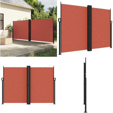 Tenda da Sole Laterale Retrattile Terracotta 180x1200 cm - Tenda da sole retrattile - Tenda da giardino
