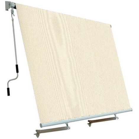 Tenda da sole per balcone con sistema a caduta Colore ECRU 250x250 cm PAPILLON