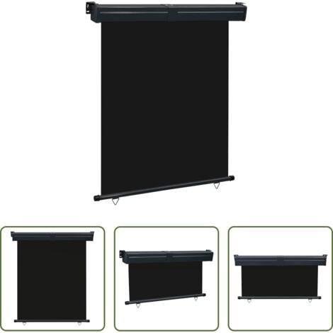 Tenda da sole per balcone -  Tendalino Laterale per Balcone 145x250 cm Nero