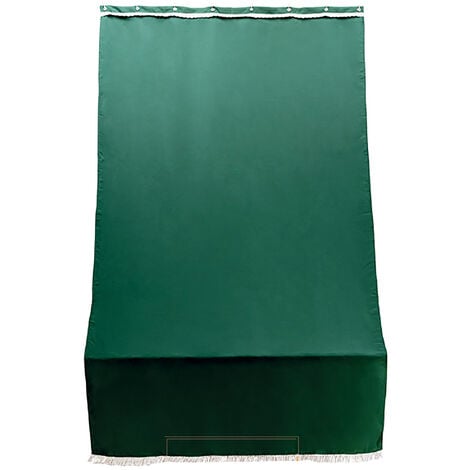 Tenda da Sole per Sormonto 140x250 cm in Poliestere con Anelli Ranieri Verde