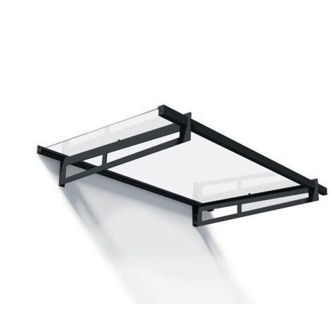 tenda da sole trasparente 93,5x150cm grigio scuro - 706192 - palram