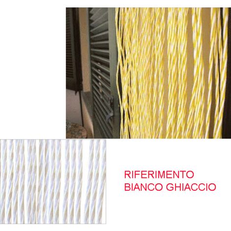 TENDA DA SOLE TUCA 100 X 220 CM BIANCO GHIACCIO MOSCHIERA PVC