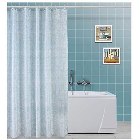 Tenda doccia 180x200 cm in poliestere multicolore con ganci inclusi