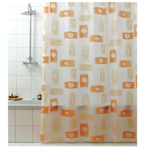 Tenda Doccia 180X200 Sole Giallo