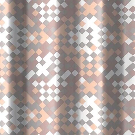 TENDA DOCCIA 2 DUE LATI IN TESSUTO 120x200 FRAMMENTO BEIGE Tende Telo 120