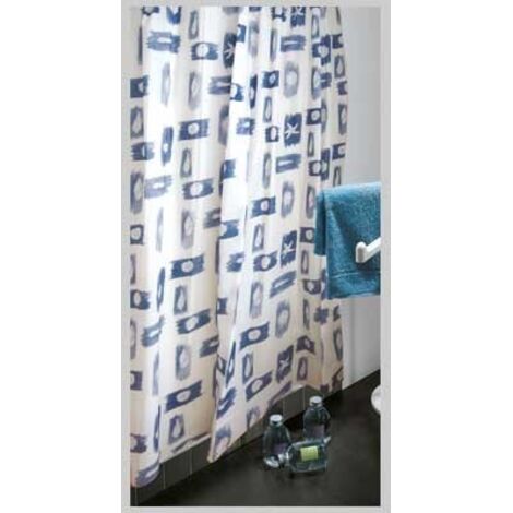 TENDA DOCCIA DOMINO PVC - 180X200 Grigio