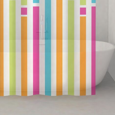 tenda doccia in peva 'party' 240x200 cm multicolore