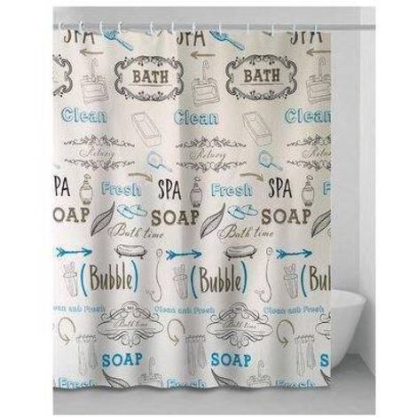 TENDA DOCCIA LETTERS