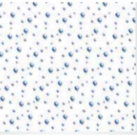 Tenda doccia o vasca bagno in poliestere 180x200 e 240x200 vari colori - Misure: 240x200 cm - COLORE: 1 Fantasia