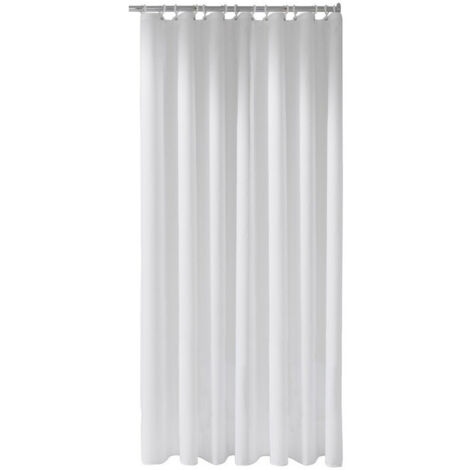 Tenda doccia PLAN uni 1400 x 2000 mm, bianco, 8 occhielli KEUCO