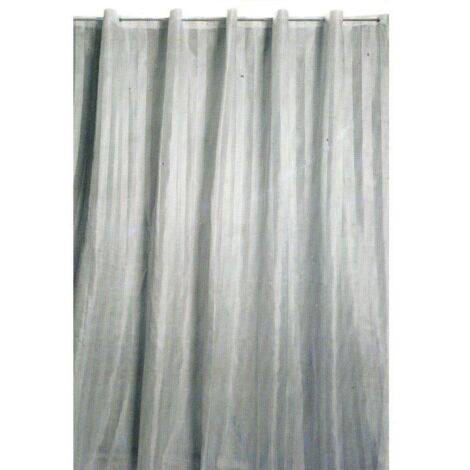TENDA DOCCIA POLIESTERE 120X200 RIGONE BIANCO  MAURER - CF. BUSTA