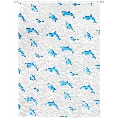 Tenda Doccia Vasca Bagno 180x200 Cm Resistente Impermeabile Antimuffa Moderna Con Ganci - C