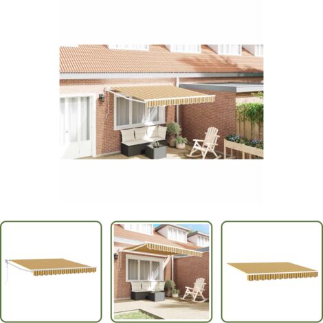 Tenda esterna -  Tenda Retrattile Multicolore 350 x 250 cm