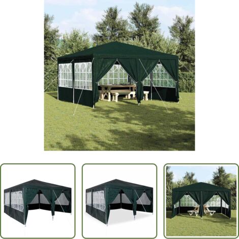Tenda estiva - Tenda Party Verde 400 x 400 x 266 cm Polietilene