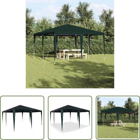 Tenda estiva - Tenda Party Verde 400 x 400 x 266 cm Polietilene e Acciaio