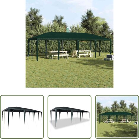 Tenda estiva -  Tenda Party Verde 800 x 400 x 266 cm Polietilene e Acciaio