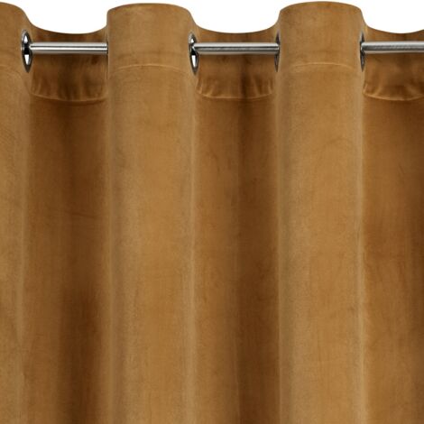 TENDA EUROFIRANY CONFEZIONATA D91 ROSA OCCHIELLI 140X250CM MIELE