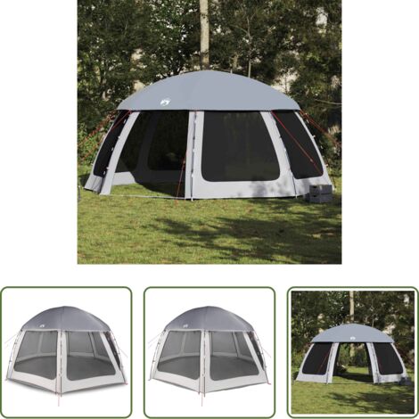 Tenda impermeabile -  Tenda da piscina con Patta Rimovibile&Pareti in Rete 510x510 cm