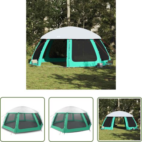 Tenda impermeabile -  Tenda da piscina con Patta Rimovibile&Pareti in Rete 612x612 cm