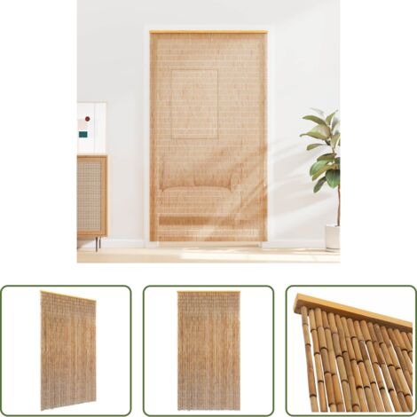 Tenda in bambù -  Tenda Antimosche per Porte in Bambù 120x220 cm