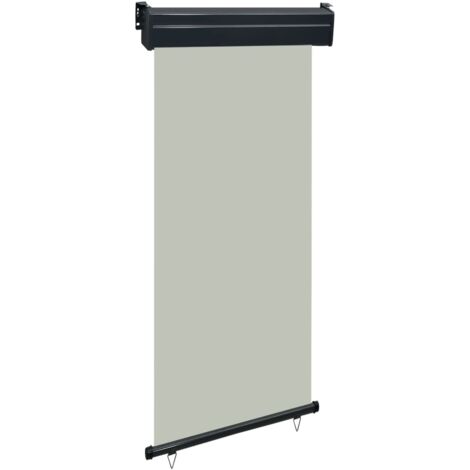 Tenda Laterale per Terrazzo 100x250 cm Grigia