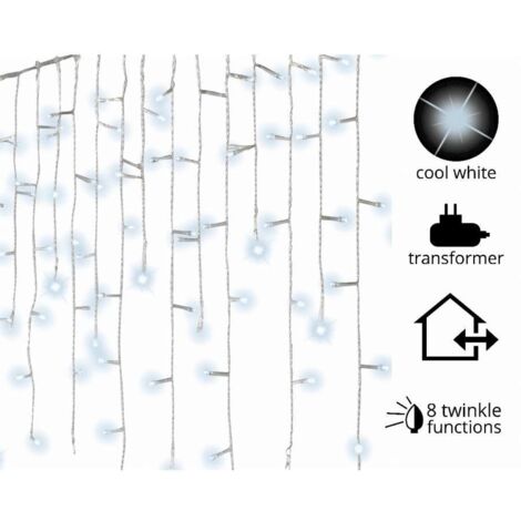 Tenda LED da Esterno Bianco Freddo 2,25x1,5m-240 LED