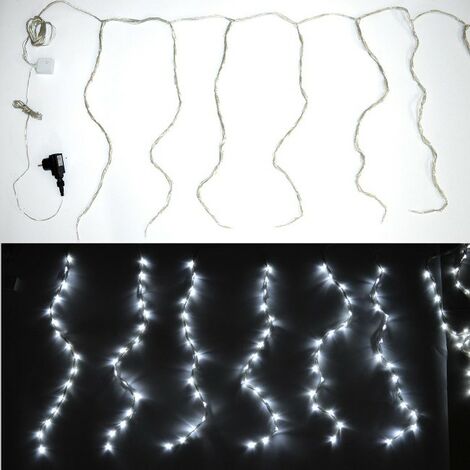Tenda Luminosa 280cm Bianco Freddo 256 LED