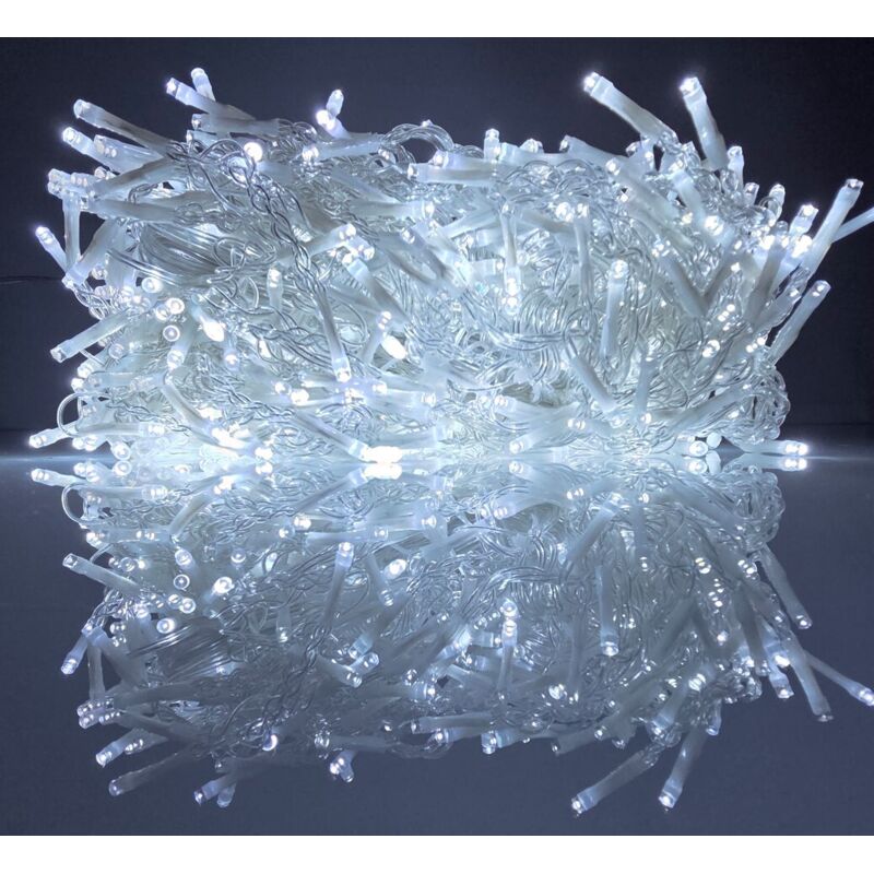 Tenda luminosa a ghirlanda StarryLights 600 LED - bianco freddo, combinabile