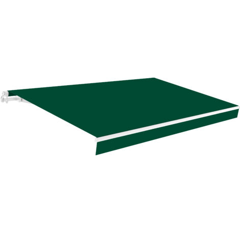 Tenda manuale completa 4x2,5m Smartsun Verde telone in poliestere