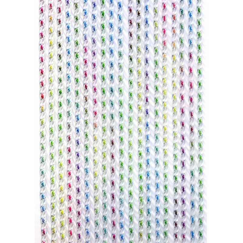 Rideau multicolore medusa cm.140x240 224 fils