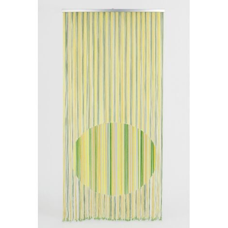 TENDA MOSCHIERA CORDONCINO CM.125X240 VERDE CHIARO  ZANZARIERA ANTI MOSCHE