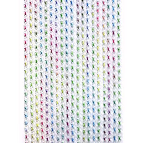 Tenda moschiera Medusa zanzariera con fili multicolore in pvc per balcone cucina