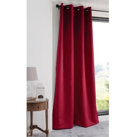 HOMEMAISON TENDA NOTTE OSCURANTE 140XH280CM ROSSA