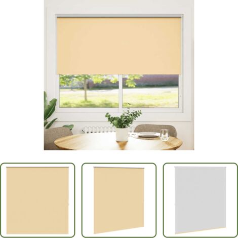Tenda oscurante -  Tenda a rullo oscurante 144,4x175 cm Tessuto Larghezza 140 cm beige