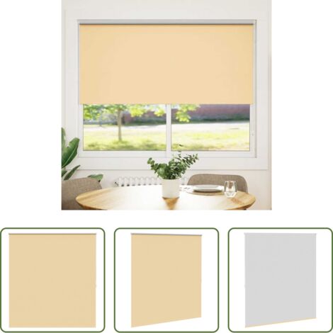 Tenda oscurante -  Tenda a rullo oscurante 164,4x175 cm Tessuto Larghezza 160 cm beige