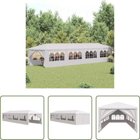 Tenda parasole - Gazebo da Giardino 3x12 m Bianco