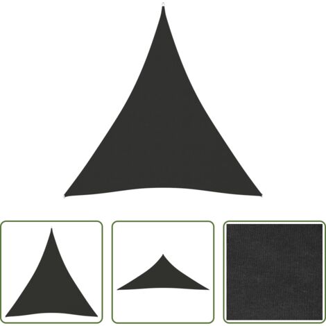 Tenda parasole -  Parasole a Vela Oxford Triangolare 5x7x7 m Antracite