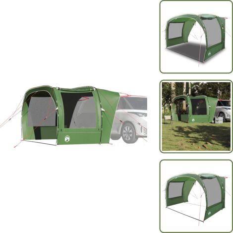 Tenda per auto verde - vidaXL Tenda da Campeggio per Auto Verde Impermeabile - Tenda per auto pieghevole