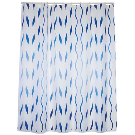 TENDA PER DOCCIA IN TESSUTO POLIESTERE SEVENTIES cm 180x200