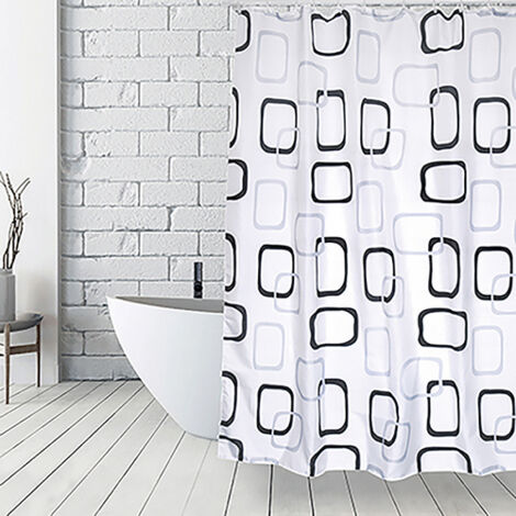 TENDA PER DOCCIA TESSUTO IN POLIESTERE VINTAGE- cm 180x200- SPIRE- pezzi 1