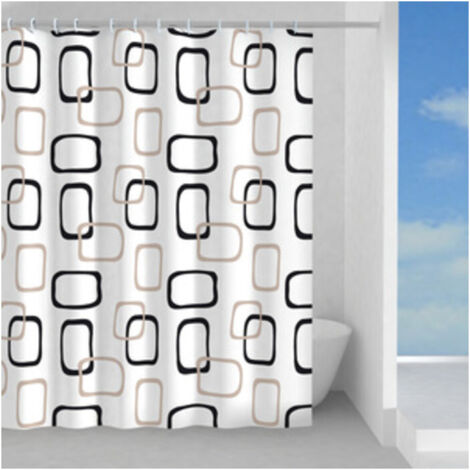 Tenda per doccia vasca in poliestere 180x200 cm - 1318 Piper
