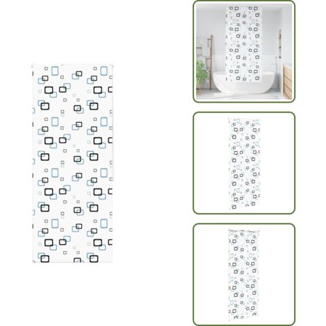 Tenda per doccia - vidaXL Tenda a Rullo Doccia 110x240 cm Larghezza Tessuto 106 cm - Tenda a rullo per doccia