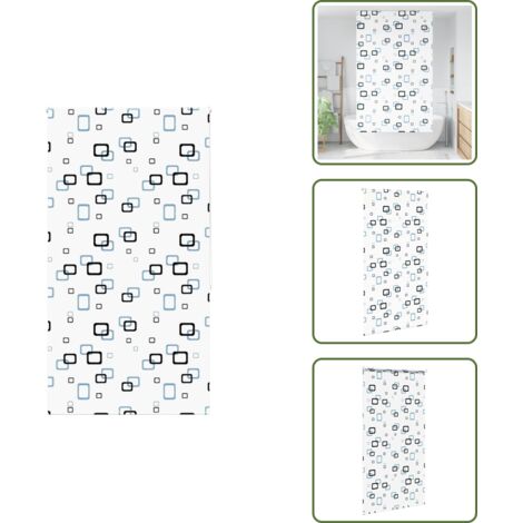 Tenda per doccia - vidaXL Tenda a Rullo Doccia 130x240 cm Larghezza Tessuto 126 cm - Tenda da bagno