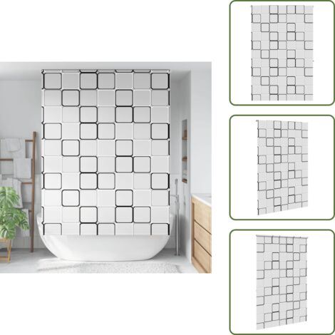 Tenda per doccia - vidaXL Tenda a Rullo Doccia 150x240 cm Larghezza Tessuto 146 cm - Tenda a rullo per doccia
